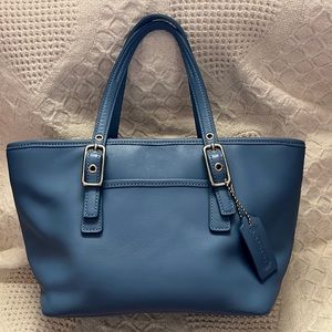 Coach mini tote #9836 Dusty blue